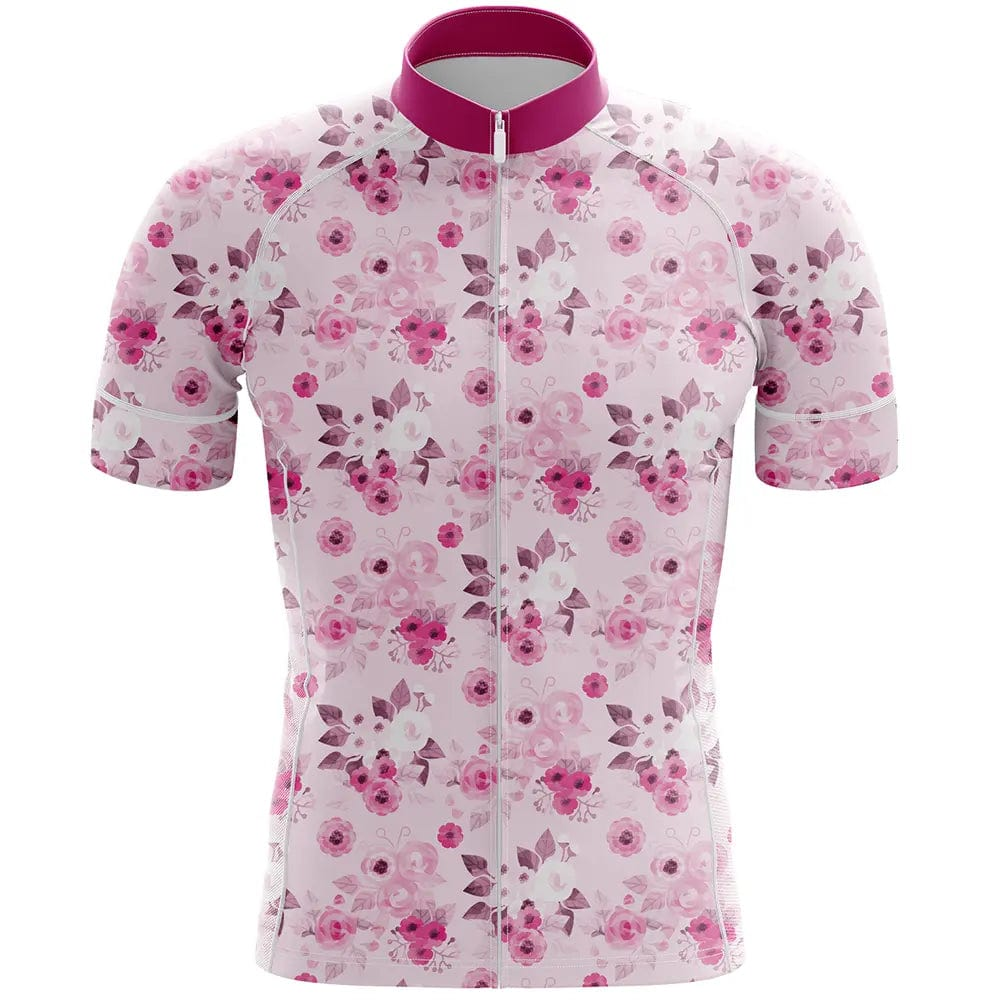 Mens floral cycling jersey sale