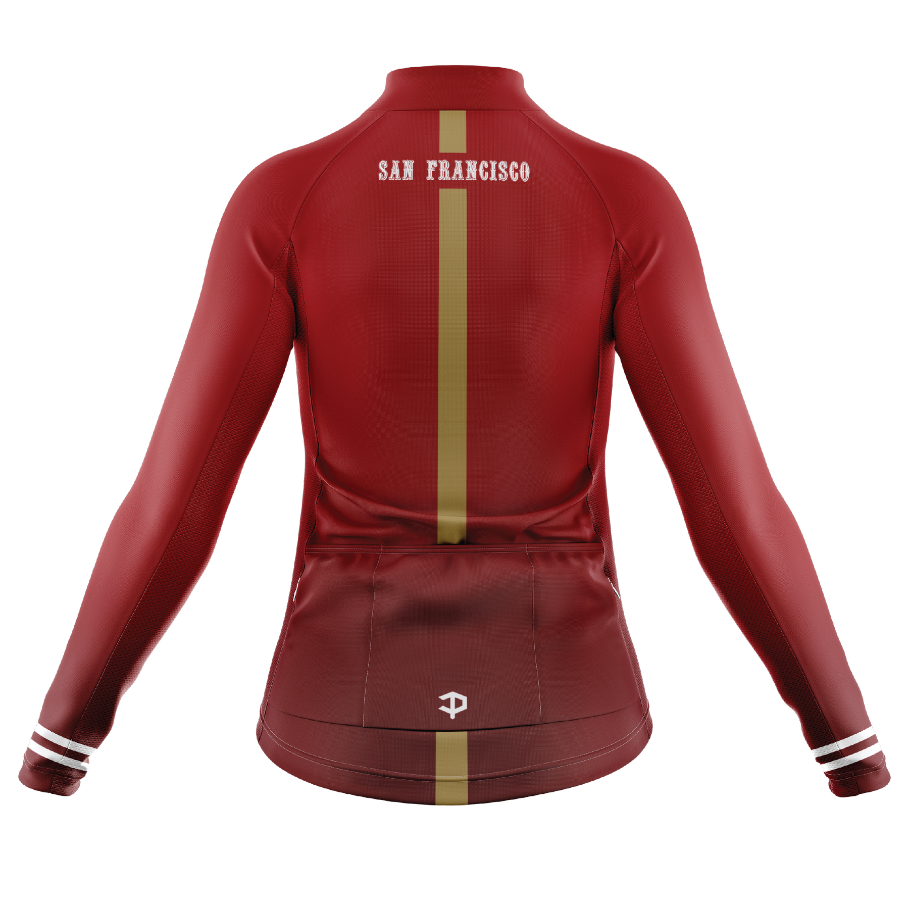 San Francisco Long Sleeve Cycling Jersey for Men D02260520_22 / 4XL